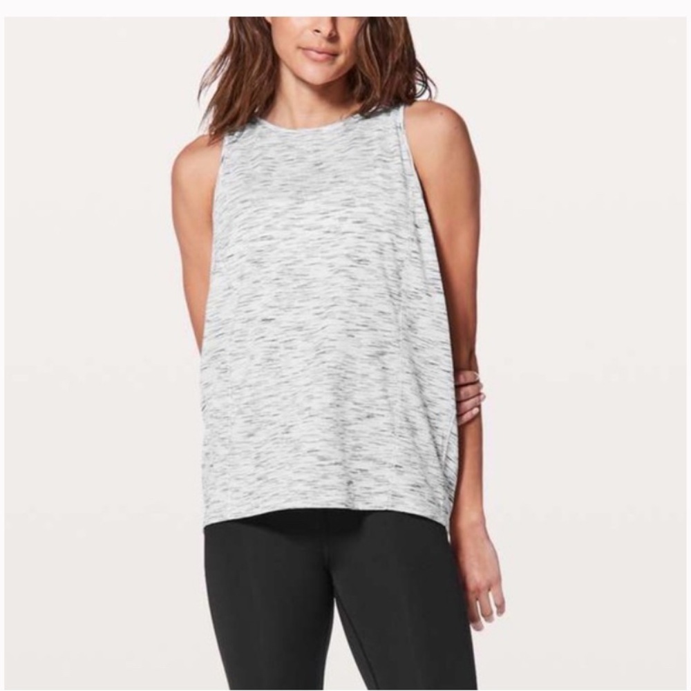 Lululemon Low Key Tank Size 8 EUC Approximate flatlay
